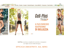 Tablet Screenshot of cell-plus.it